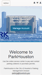 Mobile Screenshot of houstonparking.t2hosted.com