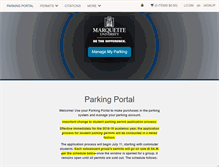 Tablet Screenshot of marquetteuniv.t2hosted.com